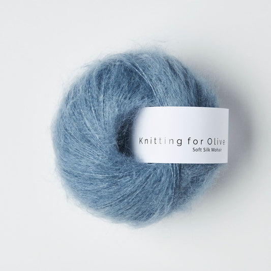 Dusty Dove Blue, Mohair